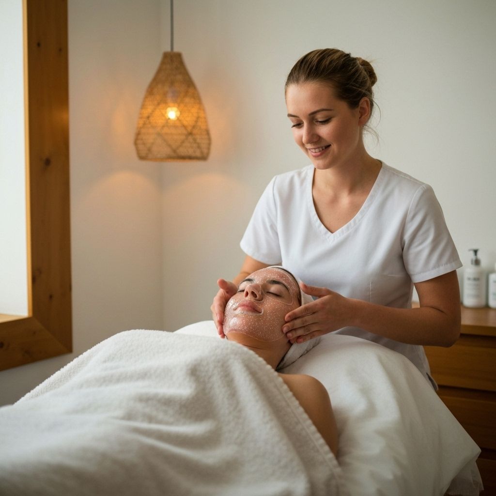 Oxygen facial treatment at Victoria Park Spa & Wellness Centre in North York